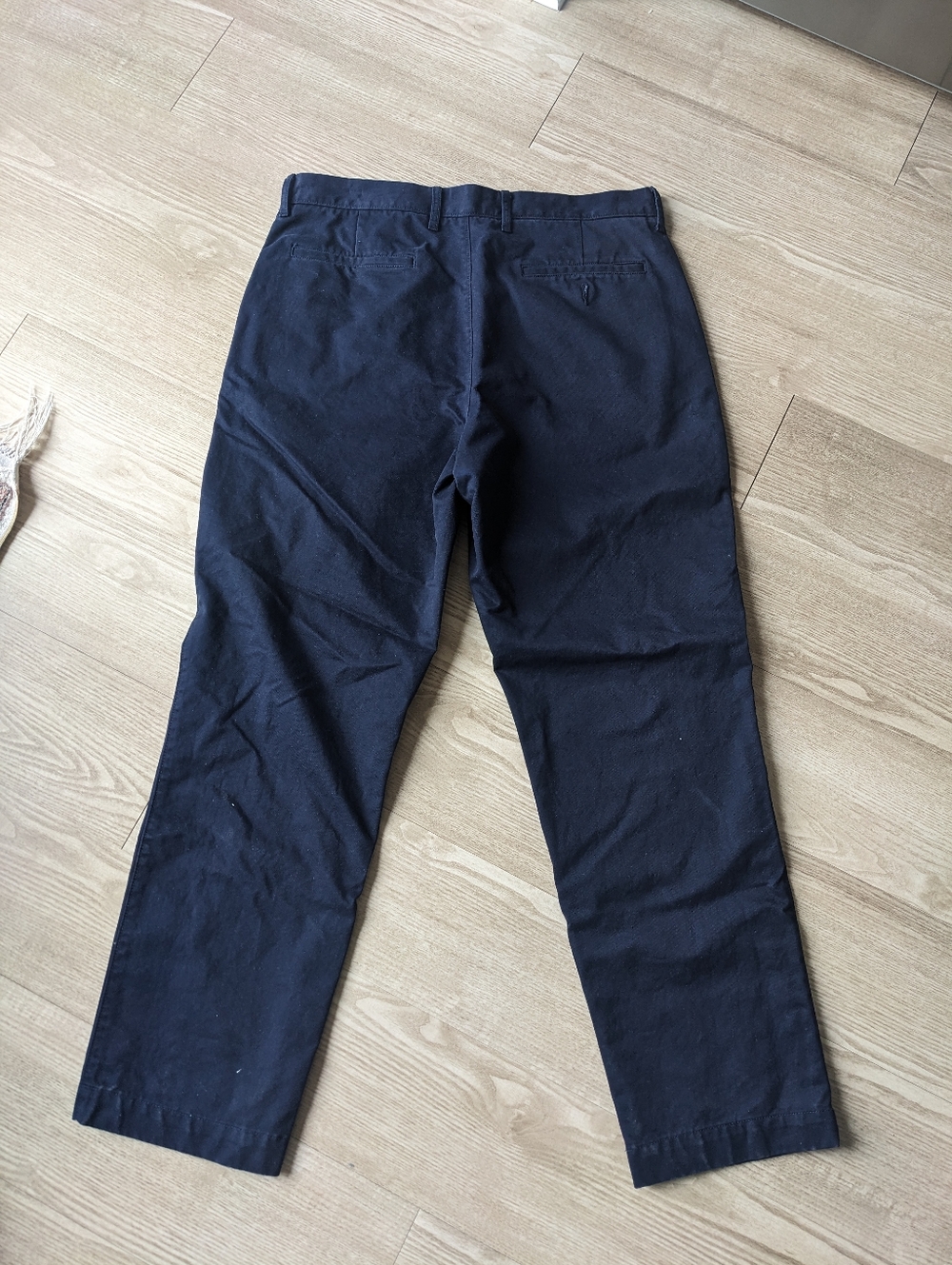 J. Crew Broken In Straight Cotton Chino Pants Newport Navy 33x30 - Picture 4 of 6